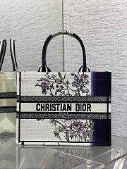 Dior Medium Book Tote Multicolor Pivoine 36x27.5x16.5cm - 1