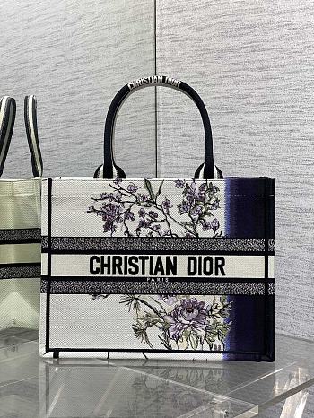 Dior Medium Book Tote Multicolor Pivoine 36x27.5x16.5cm