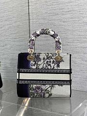 Dior Lady D-lite Multicolor Pivoine 24x11x20cm - 2