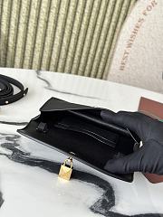 Loro Piana Extra Pochette Calfskin Black 18x10x2.5cm - 6