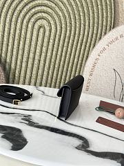 Loro Piana Extra Pochette Calfskin Black 18x10x2.5cm - 3