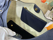 Louis Vuitton LV Carmel Bag Navy Blue 35x40x17cm - 5