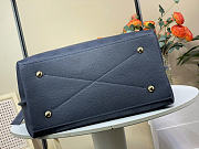 Louis Vuitton LV Carmel Bag Navy Blue 35x40x17cm - 4