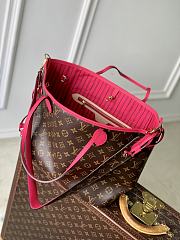 Louis Vuitton LV Neverfull Upside Down MM Pink 31x28x14cm - 5