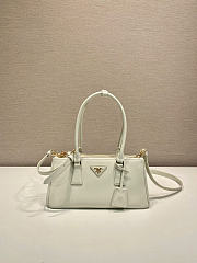 Prada Medium Galleria White Leather Bag 28x14x10.5cm - 1