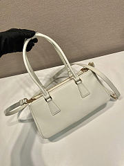 Prada Medium Galleria White Leather Bag 28x14x10.5cm - 6