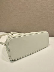 Prada Medium Galleria White Leather Bag 28x14x10.5cm - 3