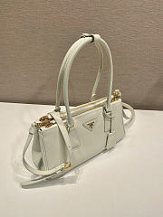 Prada Medium Galleria White Leather Bag 28x14x10.5cm - 2