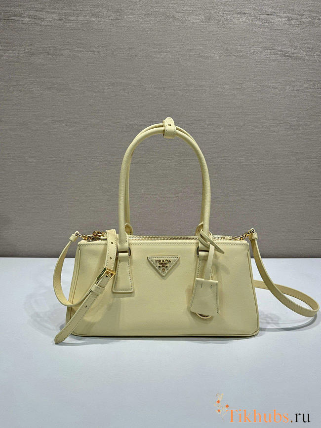 Prada Medium Galleria Yellow Leather Bag 28x14x10.5cm - 1