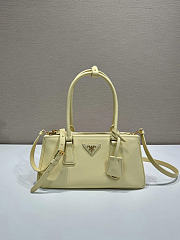 Prada Medium Galleria Yellow Leather Bag 28x14x10.5cm - 1