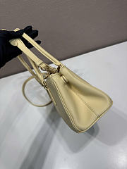 Prada Medium Galleria Yellow Leather Bag 28x14x10.5cm - 5