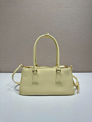 Prada Medium Galleria Yellow Leather Bag 28x14x10.5cm - 4