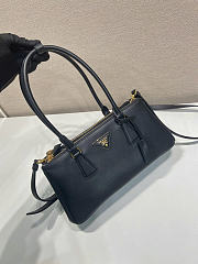 Prada Medium Galleria Black Leather Bag 28x14x10.5cm - 6