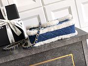 Chanel Small Flap Bag Denim Shearling Bag 20cm - 5