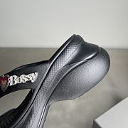 Balenciaga Crocs Thong Black Rubber With Jibbitz - 2