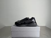 Prada America's Cup Biker Fabric Black Sneakers - 1