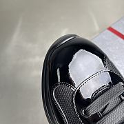 Prada America's Cup Biker Fabric Black Sneakers - 3