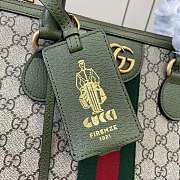 Gucci Savoy Medium Travel Bag Green 48x28x18cm - 2