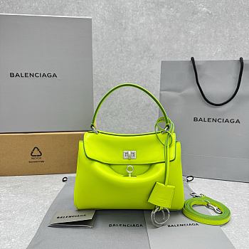 Balenciaga Mini Leather Rodeo Top-Handle Bag 23x10x18cm