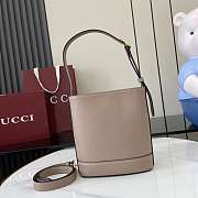 Gucci 73 Mini Bucket Bag Taupe 18.5x20x8.5cm - 4