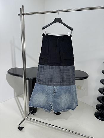 Balenciaga Layered Cargo Maxi Skirt