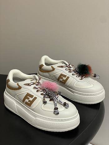 Fendi Match Platform Sole Sneakers Charms