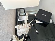 Chanel White Sandal Heel 8cm - 5
