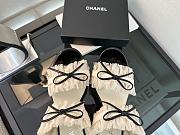 Chanel White Sandal Heel 8cm - 4