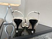 Chanel White Sandal Heel 8cm - 2