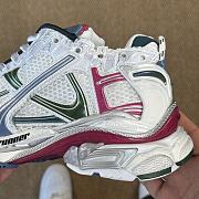 Balenciaga Runner Sneaker White Dark Green Blue - 4