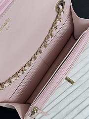 Chanel Top Handle Pink Lambskin 18cm - 2
