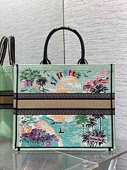 Dior Souvenir Large Dior Book Tote Natural Raffia 42cm - 3