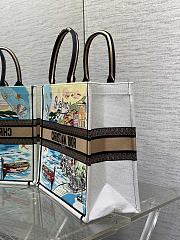 Dior Souvenir Large Dior Book Tote Raffia White 42cm - 6