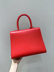Delvaux Brillant Bag Red Leather 28cm - 5