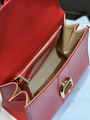 Delvaux Brillant Bag Red Leather 28cm - 3