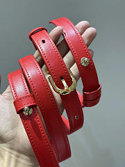 Delvaux Brillant Bag Red Leather 28cm - 2