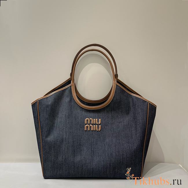 Miu Miu Ivy Denim Bag 37x36x18cm - 1
