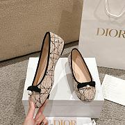 Dior Ballet Flat Beige Tweed - 5
