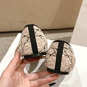 Dior Ballet Flat Beige Tweed - 4