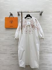 Hermes White Dress 02 - 4
