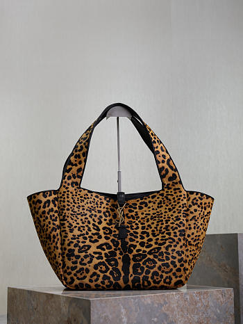 YSL LE 5 À 7 BEA Pony Hair Leather 50x28x18cm