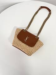 YSL Mini Manon in Raffia 23x12x6cm - 1