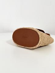 YSL Mini Manon in Raffia 23x12x6cm - 6
