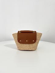 YSL Mini Manon in Raffia 23x12x6cm - 3