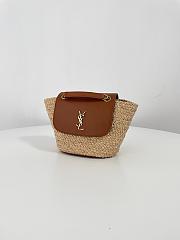YSL Mini Manon in Raffia 23x12x6cm - 2