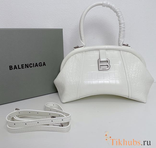 Balenciaga White Small Editor Bag 27x15x11cm - 1