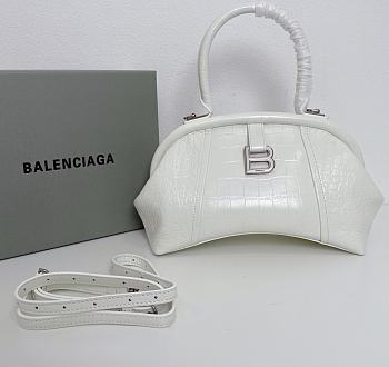 Balenciaga White Small Editor Bag 27x15x11cm