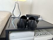 Chanel Moccasins Lambskin And Grosgrain Black - 5