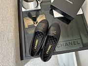 Chanel Moccasins Lambskin And Grosgrain Black - 2