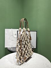 Prada Knotted Cord Frame Bag Nylon 30x26x5cm - 5